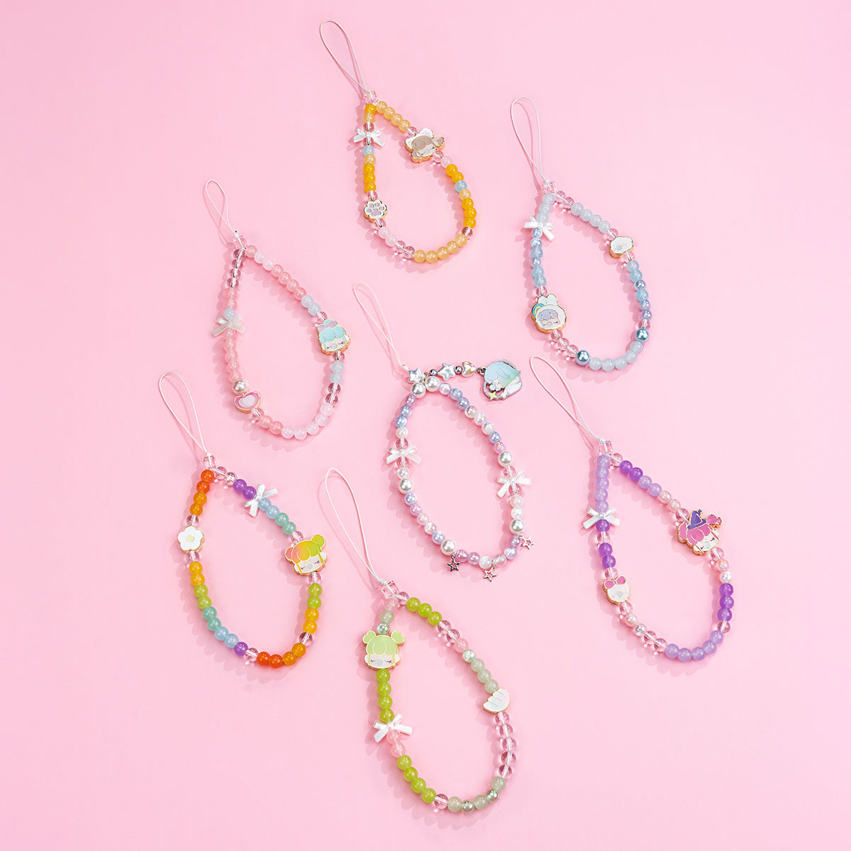 Nanci Sweet Time Beaded Phone Charm - Dây đeo điện thoại hạt cườm Blind Box - Rolife