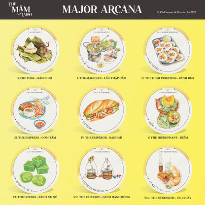 Măm Tarot - Bộ Tarot về ẩm thực mọi miền Việt Nam - Comicola Shop