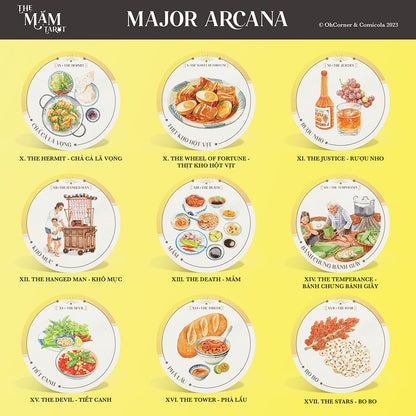 Măm Tarot - Bộ Tarot về ẩm thực mọi miền Việt Nam - Comicola Shop