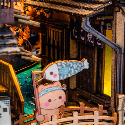 Làng chài Sawara - Nhật Bản (Mô hình Book Nook)