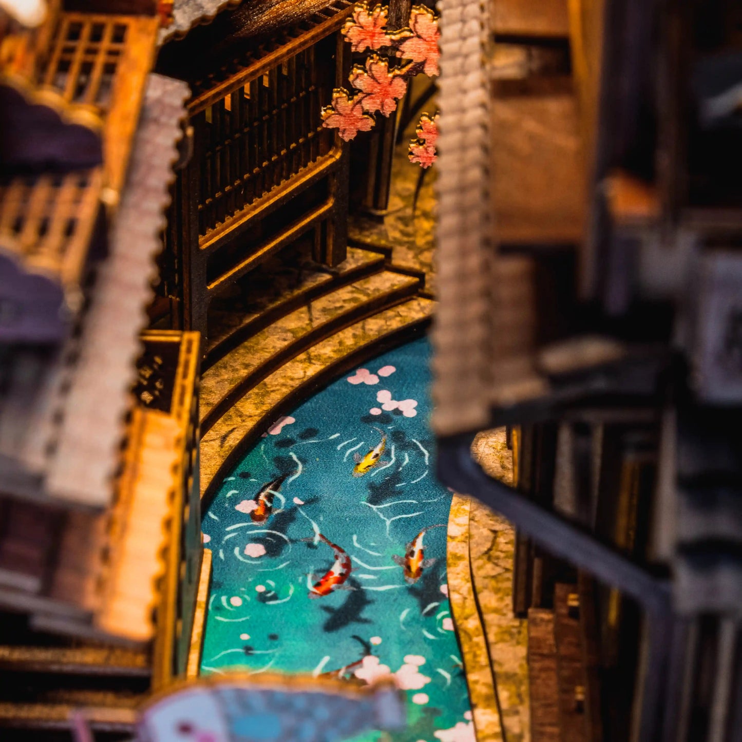 Làng chài Sawara - Nhật Bản (Mô hình Book Nook)