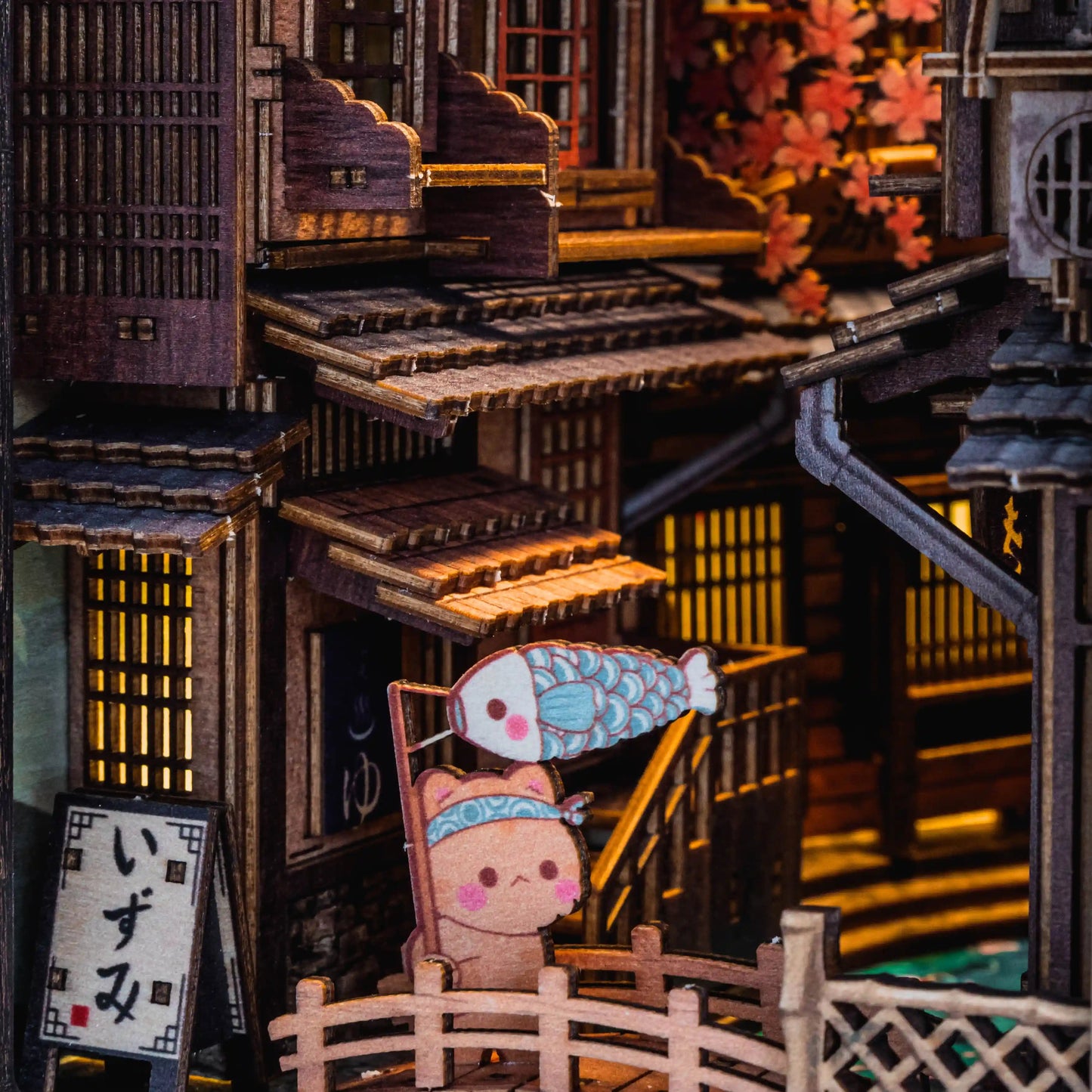 Làng chài Sawara - Nhật Bản (Mô hình Book Nook)