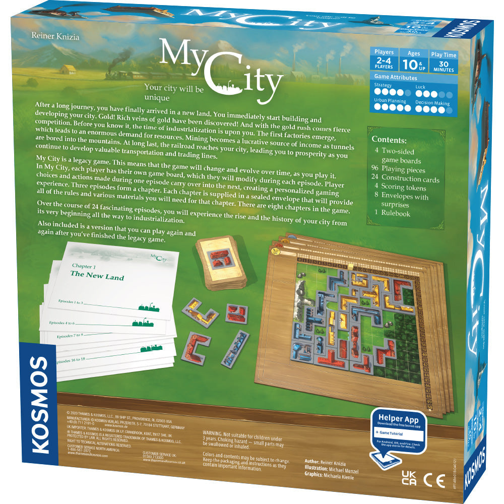 My City - Board Game Legacy Xây Dựng Thành Phố - Thames & Kosmos - Góc nhìn khác 3