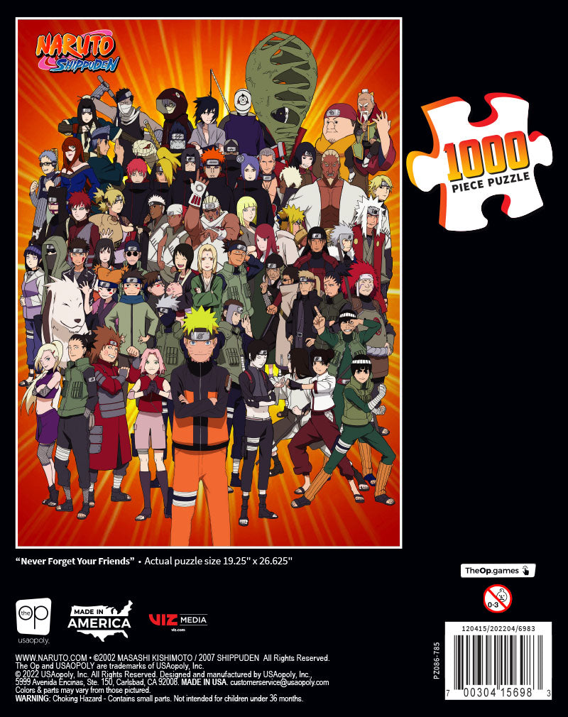 Naruto "Never Forget Your Friends" 1000 Piece Puzzle - Đồ chơi xếp hình 1000 mảnh - The Op Games