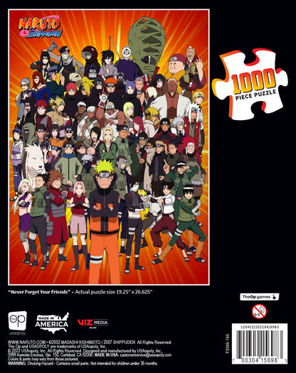 Naruto "Never Forget Your Friends" 1000 Piece Puzzle - Đồ chơi xếp hình 1000 mảnh - The Op Games