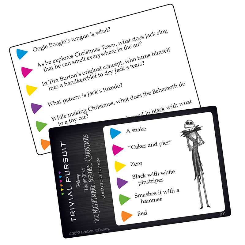 TRIVIAL PURSUIT®: Disney Tim Burton's The Nightmare Before Christmas Collector's Edition - Board Game Đố Vui - The Op Games