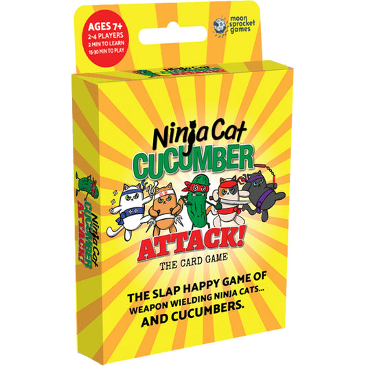 Ninja Cat Cucumber Attack! Trò chơi thẻ bài phản xạ nhanh - Moonsprocket Games
