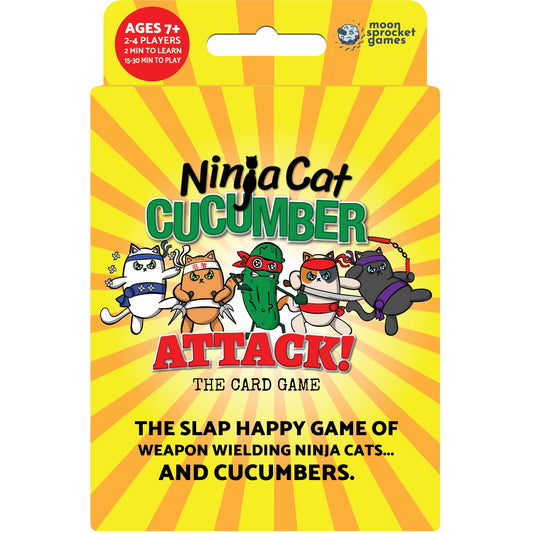 Ninja Cat Cucumber Attack! Trò chơi thẻ bài phản xạ nhanh - Moonsprocket Games