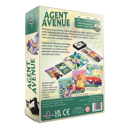 Agent Avenue Card Game - Trò Chơi Thẻ Bài Chiến Thuật Điệp Viên - Nerdlab