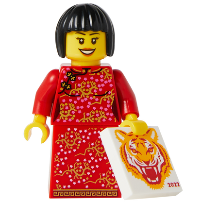 Minifigure The Year of the Tiger Lady - Nhân vật LEGO Năm Dần - LEGO - Hình ảnh chi tiết 2