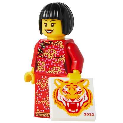 Minifigure The Year of the Tiger Lady - Nhân vật LEGO Năm Dần - LEGO - Góc nhìn khác 3