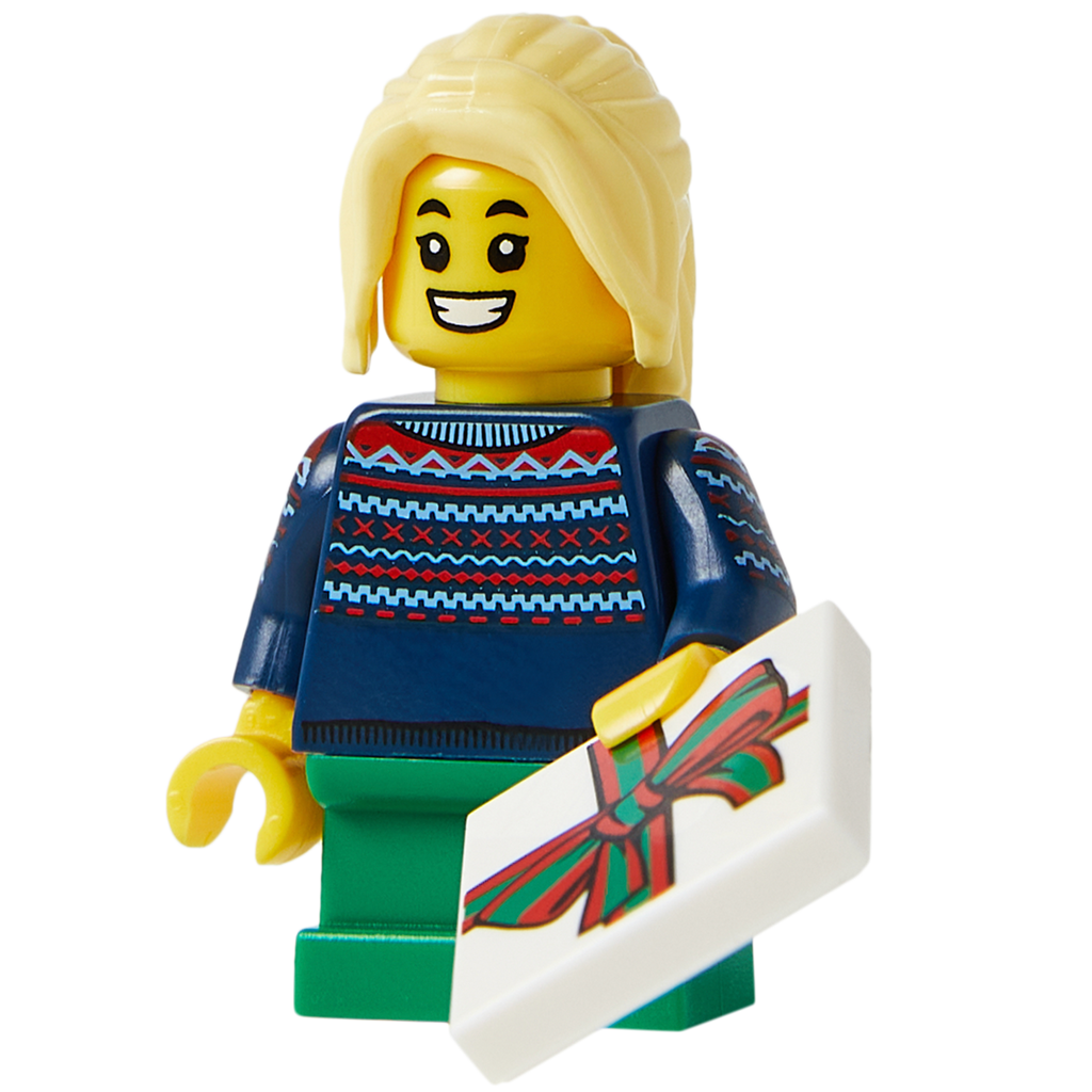 Minifigure The Caroler - Nhân vật Người hát thánh ca LEGO chính hãng - Hình ảnh sản phẩm