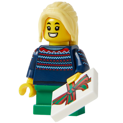Minifigure The Caroler - Nhân vật Người hát thánh ca LEGO chính hãng - Hình ảnh sản phẩm