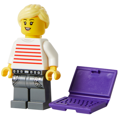 Minifigure The College Student - Nhân vật LEGO Sinh viên Đại học - LEGO - Góc nhìn khác 3