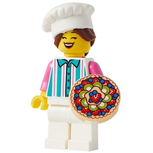 Minifigure The Pastry Chef - Nhân vật Đầu bếp bánh ngọt - LEGO - Hình ảnh sản phẩm