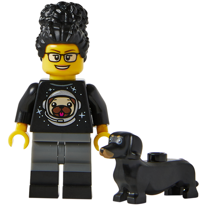 Minifigure The Dog Lover - Mô hình nhân vật người yêu chó LEGO - Hình ảnh chi tiết 2