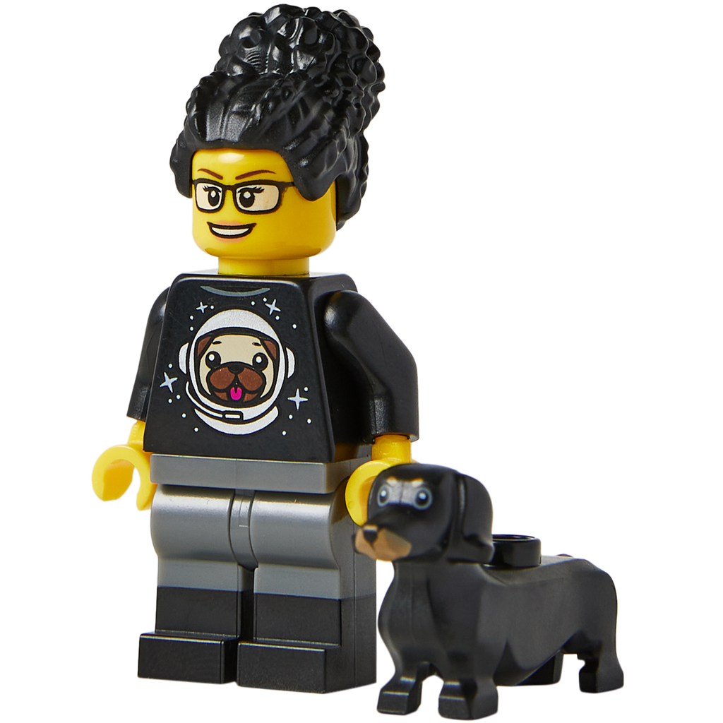 Minifigure The Dog Lover - Mô hình nhân vật người yêu chó LEGO - Hình ảnh sản phẩm