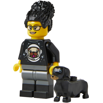 Minifigure The Dog Lover - Mô hình nhân vật người yêu chó LEGO - Hình ảnh sản phẩm