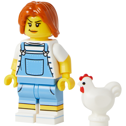 Minifigure The Chicken Girl - Nhân Vật LEGO Cô Gái Gà Chính Hãng - Hình ảnh sản phẩm