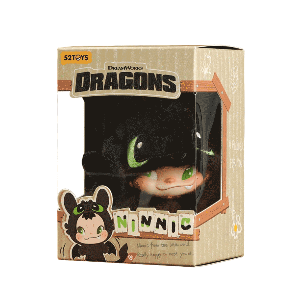 NINNIC & TOOTHLESS LIMITED EDITION PLUSH TOY - Gấu bông nghệ thuật bản giới hạn - 52TOYS