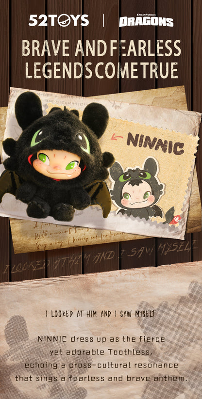 NINNIC & TOOTHLESS LIMITED EDITION PLUSH TOY - Gấu bông nghệ thuật bản giới hạn - 52TOYS
