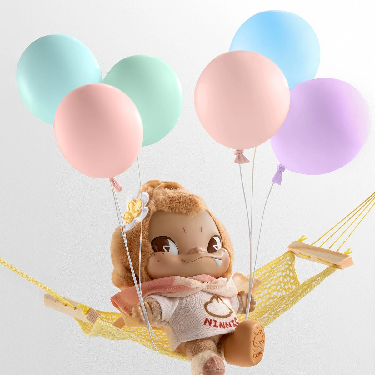 NINNIC – WILD & FREE PLUSH KEYCHAIN BLIND BOX - Móc Khóa Bông Blind Box - 52TOYS