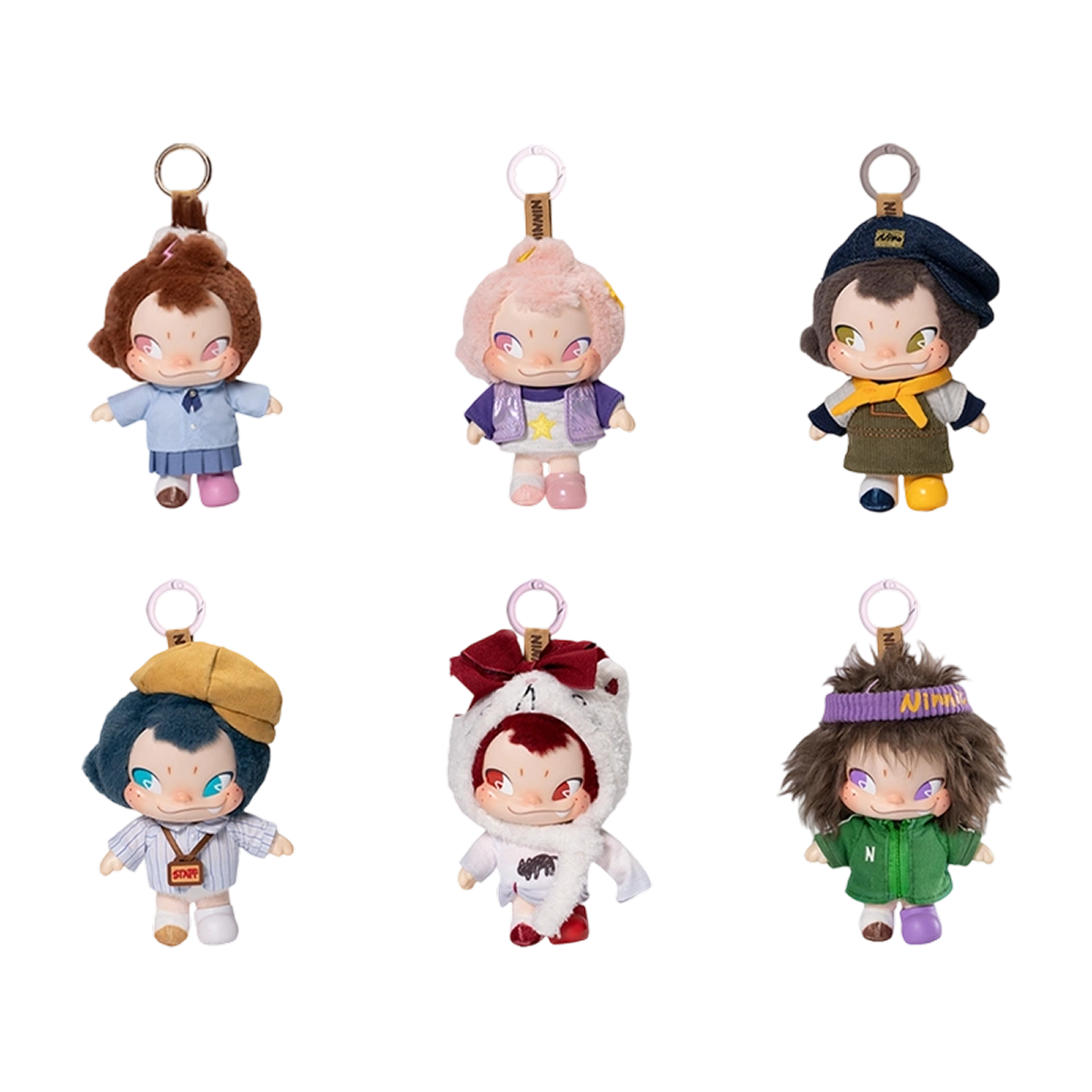 NINNIC – WILD & FREE PLUSH KEYCHAIN BLIND BOX - Móc Khóa Bông Blind Box - 52TOYS