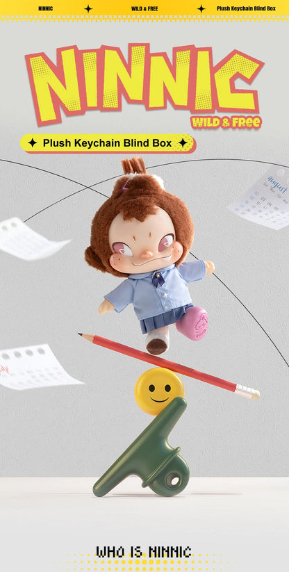 NINNIC – WILD & FREE PLUSH KEYCHAIN BLIND BOX - Móc Khóa Bông Blind Box - 52TOYS