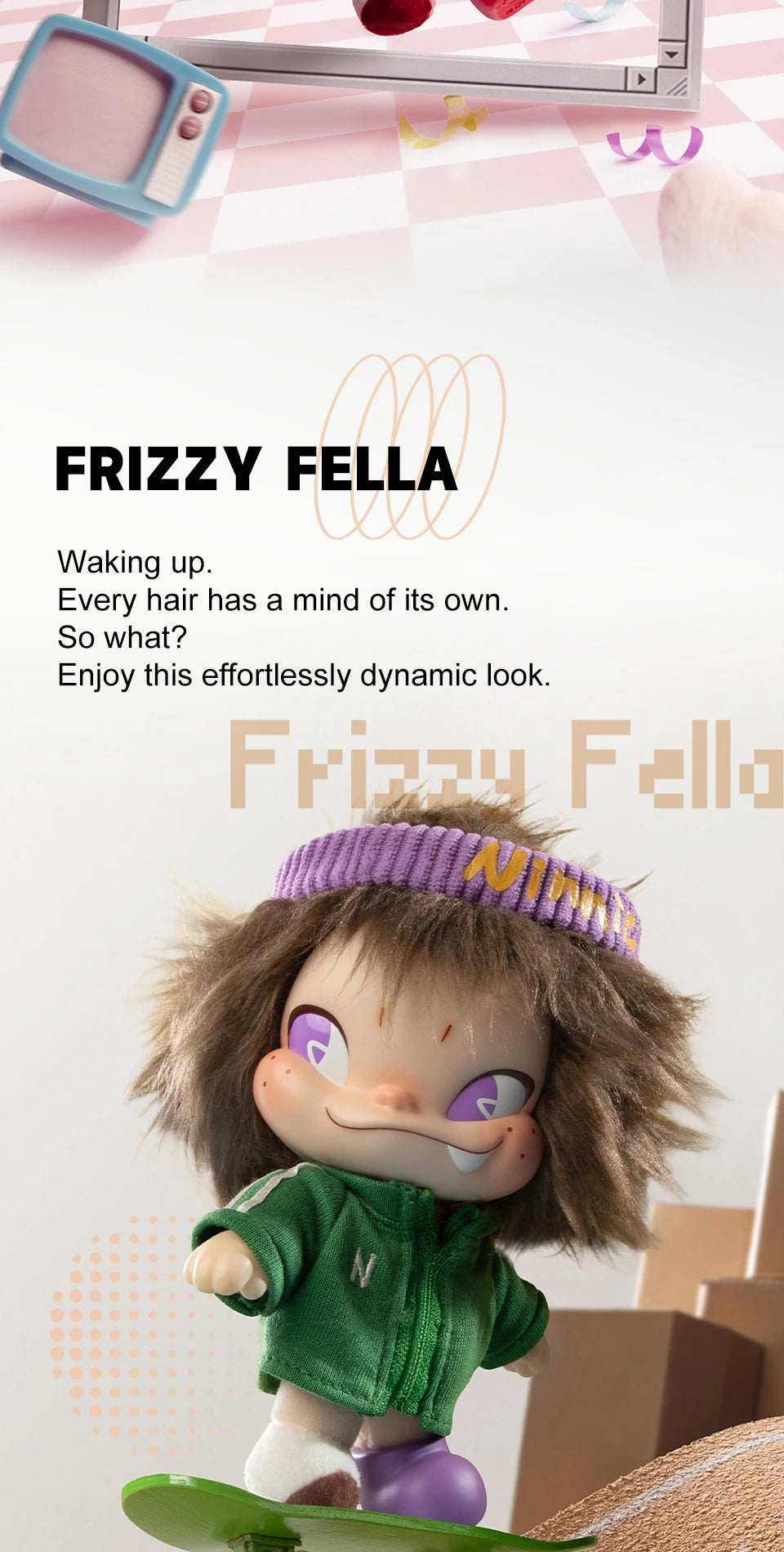 NINNIC – WILD & FREE PLUSH KEYCHAIN BLIND BOX - Móc Khóa Bông Blind Box - 52TOYS