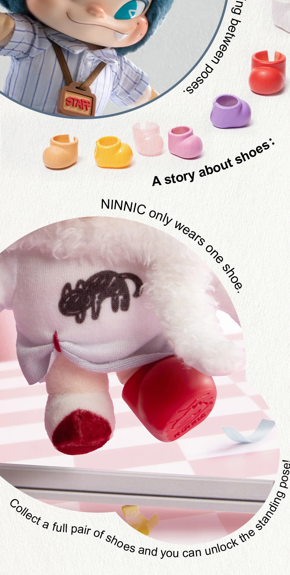 NINNIC – WILD & FREE PLUSH KEYCHAIN BLIND BOX - Móc Khóa Bông Blind Box - 52TOYS