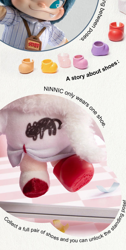 NINNIC – WILD & FREE PLUSH KEYCHAIN BLIND BOX - Móc Khóa Bông Blind Box - 52TOYS