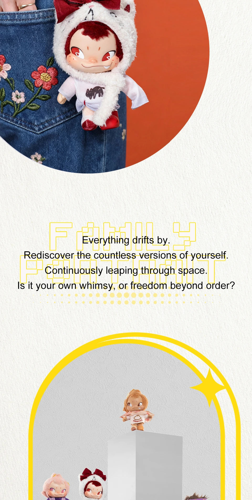 NINNIC – WILD & FREE PLUSH KEYCHAIN BLIND BOX - Móc Khóa Bông Blind Box - 52TOYS