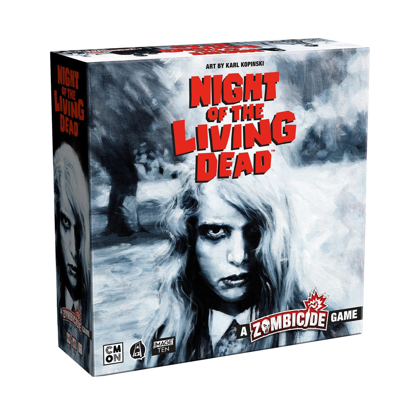 Zombicide Night of the Living Dead Board Game - Trò Chơi Bàn Cờ Hợp Tác Sinh Tồn Zombie - CMON