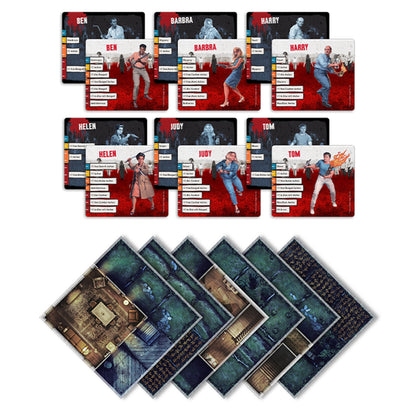 Zombicide Night of the Living Dead Board Game - Trò Chơi Bàn Cờ Hợp Tác Sinh Tồn Zombie - CMON