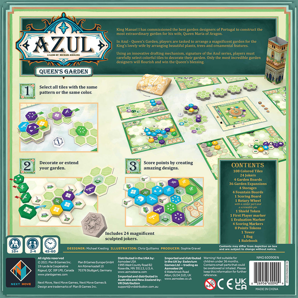 Azul Queen's Garden - Trò chơi xếp gạch chiến thuật gia đình - Asmodee