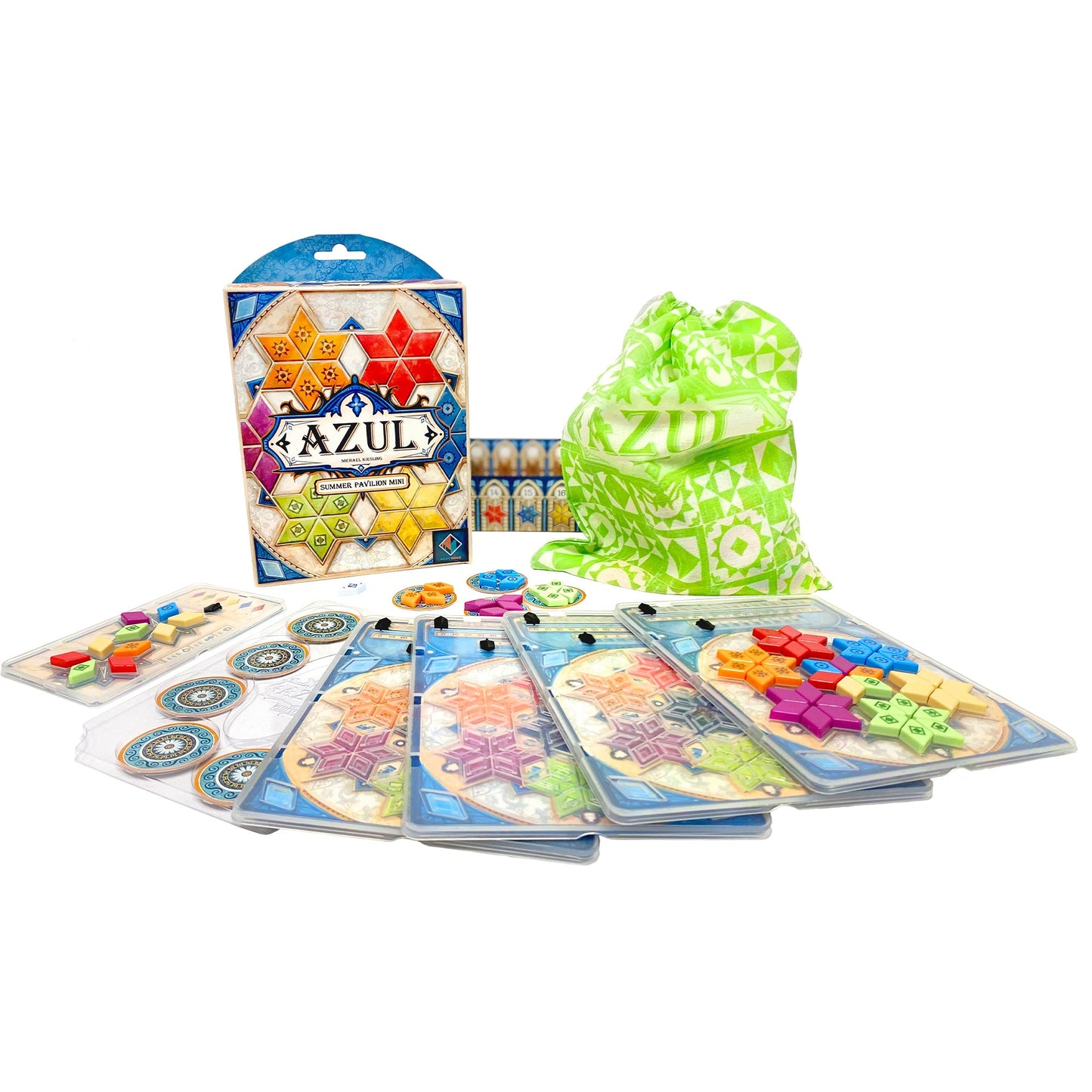 Azul Summer Pavilion Mini - Board Game Chiến Thuật Bản Du Lịch - Asmodee