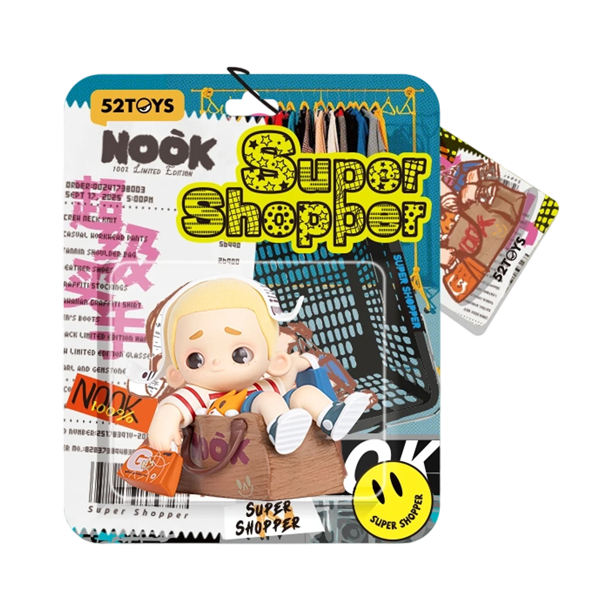NOOK – SUPER SHOPPER 100% LIMITED EDITION - Mô Hình Art Toy Sưu Tầm - 52TOYS