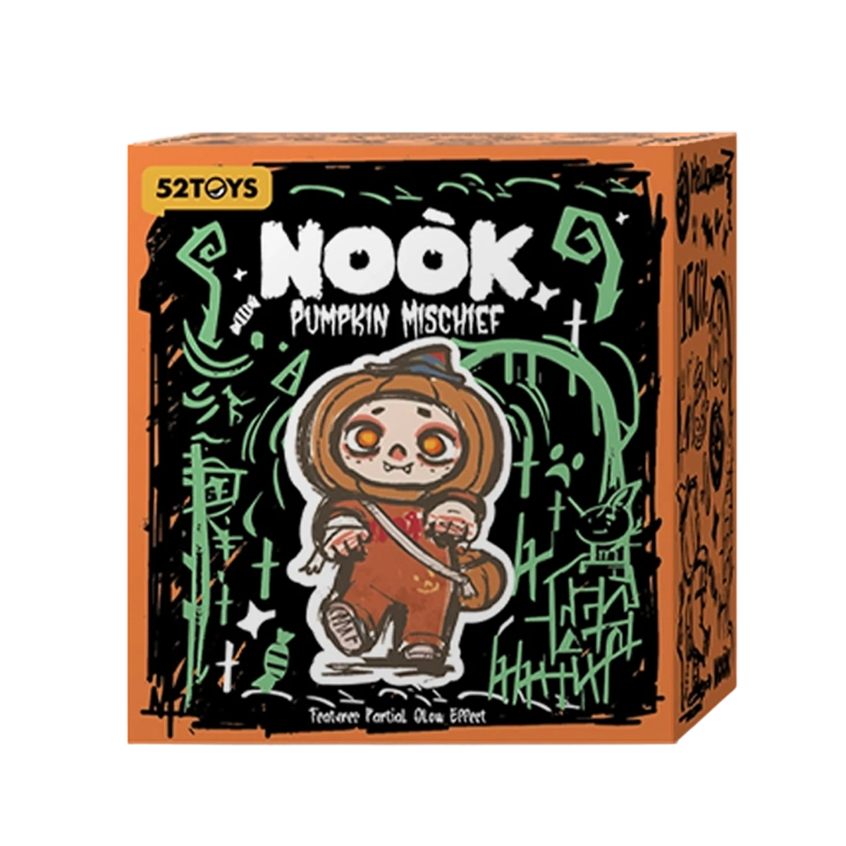 NOOK – PUMPKIN MISCHIEF 150% LIMITED EDITION - Mô hình Art Toy Phiên Bản Giới Hạn - 52TOYS