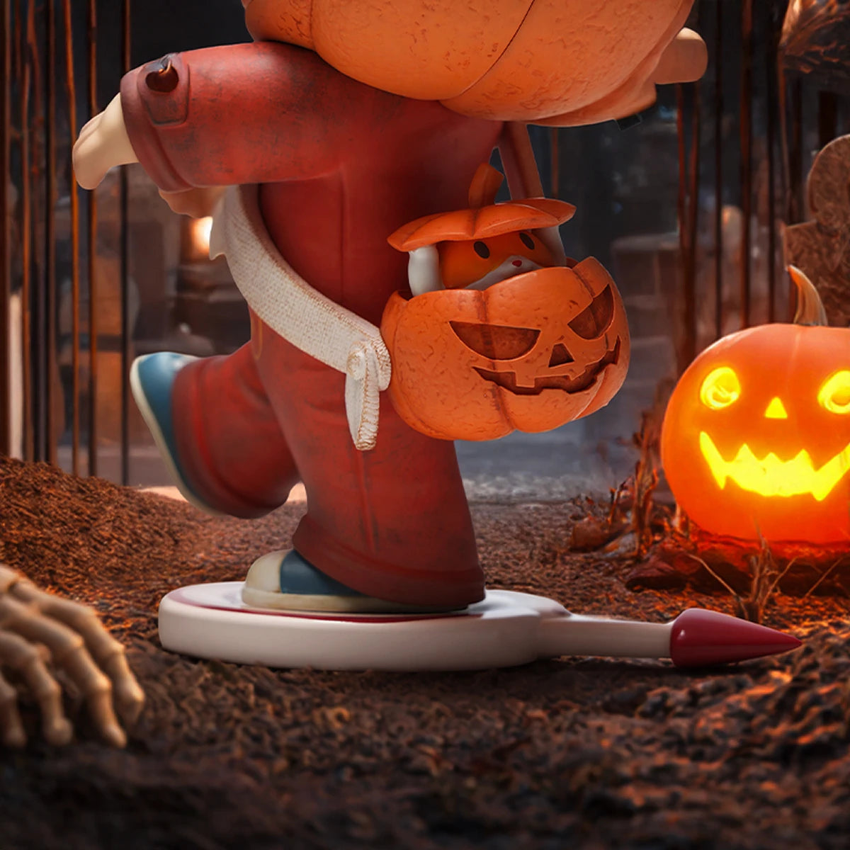 NOOK – PUMPKIN MISCHIEF 150% LIMITED EDITION - Mô hình Art Toy Phiên Bản Giới Hạn - 52TOYS