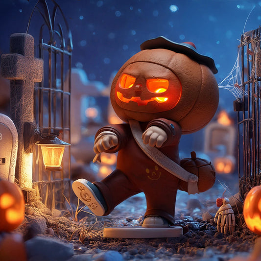 NOOK – PUMPKIN MISCHIEF 150% LIMITED EDITION - Mô hình Art Toy Phiên Bản Giới Hạn - 52TOYS
