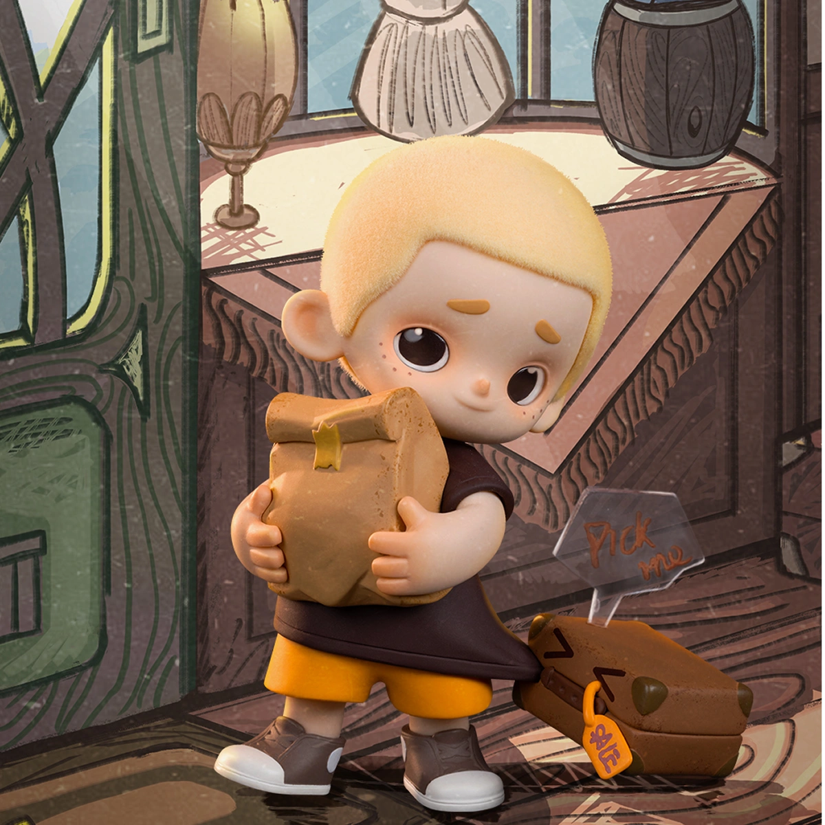 NOOK IN VINTAGE STORE - Mô hình Blind Box Art Toy - 52TOYS