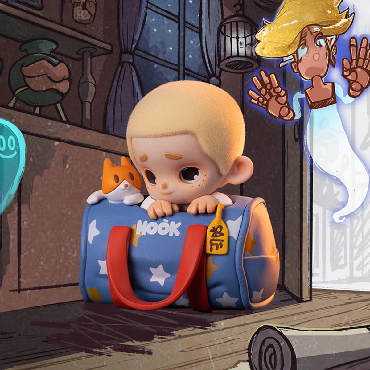 NOOK IN VINTAGE STORE - Mô hình Blind Box Art Toy - 52TOYS