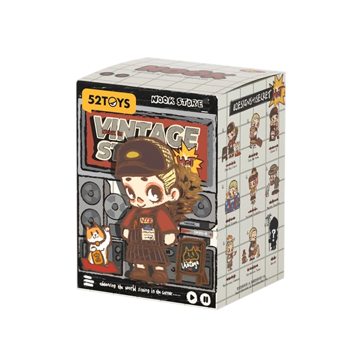 NOOK IN VINTAGE STORE - Mô hình Blind Box Art Toy - 52TOYS