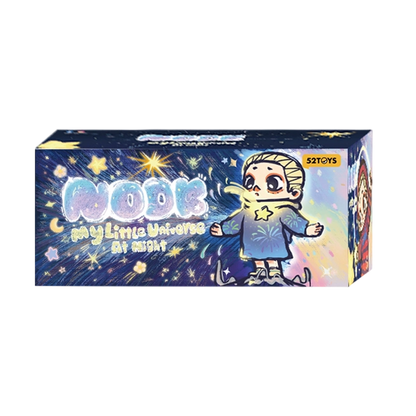 NOOK MY LITTLE UNIVERSE AT NIGHT - Mô hình Blind Box Art Toy Phủ Nhung - 52TOYS