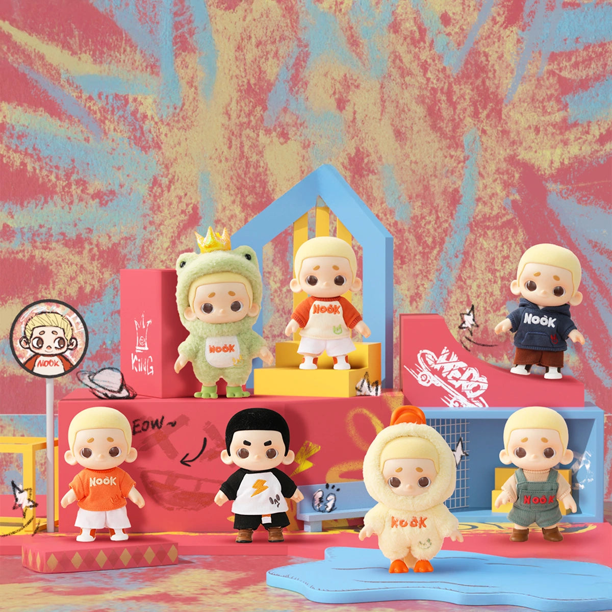 NOOK PLUSH DOLL BLIND BOX - Mô hình Búp bê bông Art Toy - 52TOYS