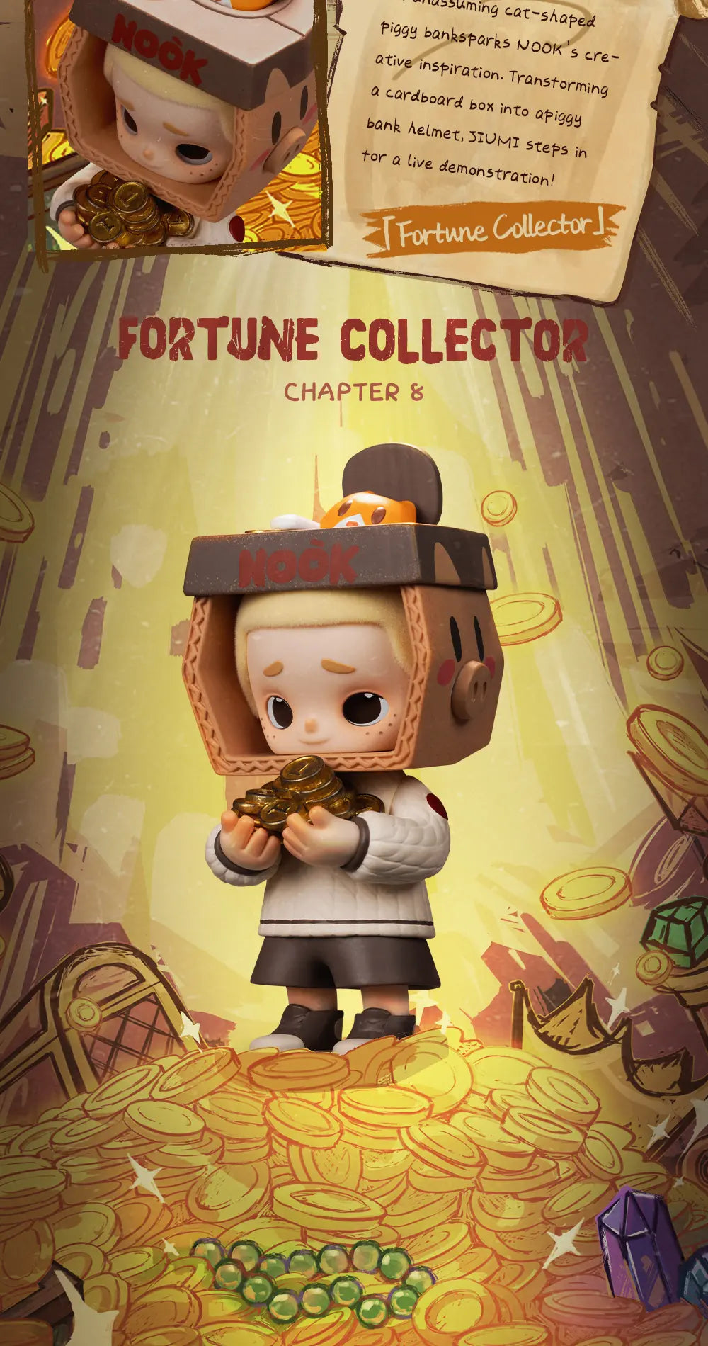 NOOK IN VINTAGE STORE - Mô hình Blind Box Art Toy - 52TOYS