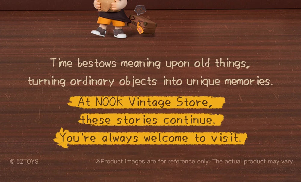 NOOK IN VINTAGE STORE - Mô hình Blind Box Art Toy - 52TOYS