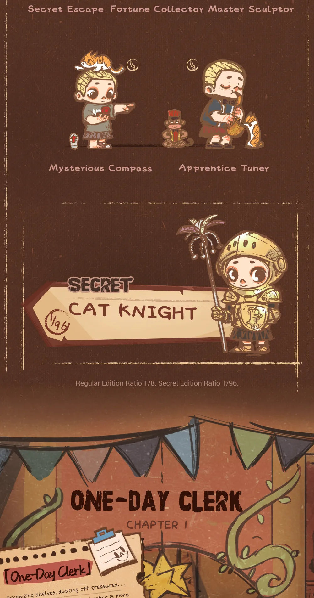 NOOK IN VINTAGE STORE - Mô hình Blind Box Art Toy - 52TOYS