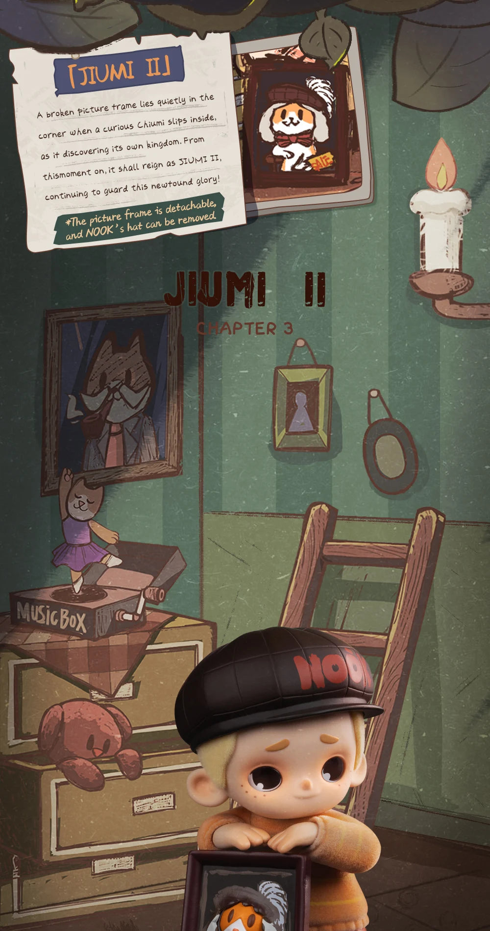 NOOK IN VINTAGE STORE - Mô hình Blind Box Art Toy - 52TOYS