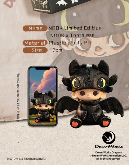 NOOK & TOOTHLESS LIMITED EDITION PLUSH TOY - Thú nhồi bông bản giới hạn - 52TOYS